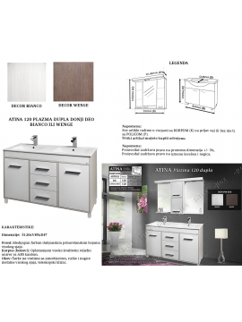 Atina Plazma 120 D dupla DONJI DEO